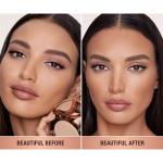 Charlotte Tilbury Airbrush Matte Bronzer - Smoothing & Blurring Powder Bronzer with an Airbrush Finish - Refillable Makeup Infused with Silky Mica & Hyaluronic Acid - 2 Medium