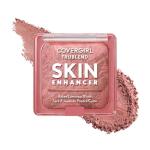 COVERGIRL TruBlend Skin Enhancer Baked Luminous Blush, with Hyaluronic Acid & White Rose Extract, Blends Seamlessly - Rose Latte (Nude with Pink Swirls)