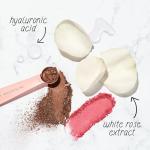 COVERGIRL TruBlend Skin Enhancer Baked Luminous Blush, with Hyaluronic Acid & White Rose Extract, Blends Seamlessly - Rose Latte (Nude with Pink Swirls)