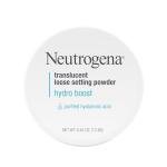 Neutrogena Hydro Boost Translucent Loose Setting Powder with Purified Hyaluronic Acid for Smooth Skin, Blurs Imperfections and Sets Makeup, Lightweight Face Powder, .44 oz