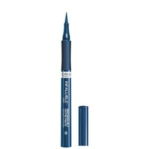 L'Oreal Paris Cosmetics Paris Makeup Infallible Grip Precision Felt Eyeliner, Smudge Resistant, Long Lasting Waterproof Eyeliner, Blue, Blue, 0.03 fl oz
