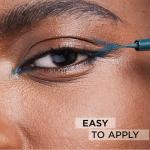 L'Oreal Paris Cosmetics Paris Makeup Infallible Grip Precision Felt Eyeliner, Smudge Resistant, Long Lasting Waterproof Eyeliner, Blue, Blue, 0.03 fl oz