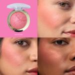 Milani Baked Blush, Updated Powder Blush for Cheeks, Cruelty Free Makeup - Shape, Contour & Highlight Face for a Shimmery or Matte Finish - Dolce Pink