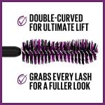 Maybelline The Falsies Lash Lift Washable Mascara Volumizing, Lengthening, Lifting, Curling, Multiplying, Eye Makeup, Ultra Black, 1 Count