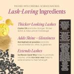 Grande Cosmetics GrandeDRAMA Intense Thickening Black Mascara with Castor Oil, Volumizing, Conditioning, Buildable formula (0.32 oz)