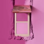 Juvia's Place Blushed Duo Blush Volume4 - Two Tone Pigmented Buildable Pressed Mineral Powder - Rosy Natural Cheeks Matte Fresh Finish for All Skin Color