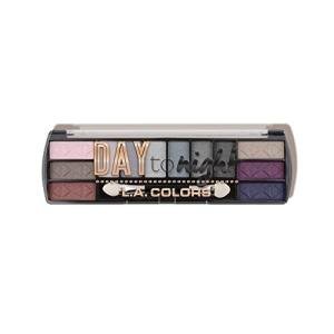L.A. COLORS Day to Night 12 Color Eyeshadow, Evening CES431