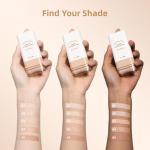 Matte Concealer Foundation Stick, Full Coverage for Dark Circles, Acne & Redness, Blemishes & Contouring, Long-Lasting Korean Waterproof Formula for All Skin Tones, Built-In Kabuki Brush (2# Nature)