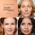 LAURA GELLER NEW YORK Baked Double Take Powder Foundation - Light - Buildable Medium to Full Coverage - Matte Finish