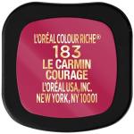 L'Oreal Paris Colour Riche Intense Volume Matte Lipstick, Lip Color Infused with Hyaluronic Acid for up to 16hr All Day Comfort, Le Carmin Courage, 0.06 oz