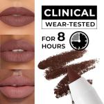 Lamel Matte Gel Lip Liner Pencil | Weightless & CreamyTexture - Sharpenable - Longwear & Waterproof - High Pigmented & Flawless Finish - Cruelty-free & Paraben-Free - 414, 1,7g/0.05oz. (Intense Brown)