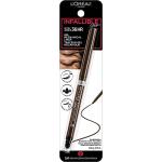 L'Oreal Paris Infallible Grip Mechanical Gel Eyeliner Pencil, Smudge-Resistant, Waterproof Eye Makeup with Up to 36HR Wear, Brown Denim, 0.01 Oz
