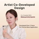 THE TOOL LAB 111 Light Coverage Foundation Brush, Sculpt Edge Professional Base Brush for Liquid & Cream, Primer & Sunscreen, Vegan K-Beauty Tool