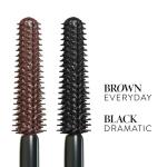 LAURA GELLER NEW YORK Kajal Longwear Mascara - Lengthening, Defining, Curling, Buildable Formula Eye Makeup - Innovative Curling Brush - 1 count