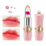 BestLand 3 Pcs/Set Flower Jelly Lipstick Set Temperature Change Moisturizer Long Lasting Nutritious Balm Magic Color Change Lip Gloss (3Pcs Flower Jelly Lipstick 010203)