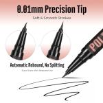 BEPHOLAN Liquid Black Eyeliner Waterliner Proof Eyeliner Waterproof Eye Liner Long Lasting Smudge Resistant Safe For Sensitive Eyes(Black)