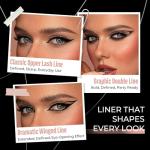 BEPHOLAN Liquid Black Eyeliner Waterliner Proof Eyeliner Waterproof Eye Liner Long Lasting Smudge Resistant Safe For Sensitive Eyes(Black)