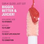Revolution, Pout Bomb Plumping Lip Gloss, Buildable, High Shine for Hydrating, Plumping Finish, Buildable Color, Vegan & Cruelty-Free, Glaze Clear, 0.15 fl oz