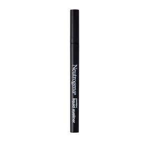 Neutrogena Precision Liquid Eyeliner with Honey & Coconut, Hypoallergenic, Smudge- & Water-Resistant Liquid Eyeliner Makeup for Sensitive Eyes, Precise Application, Jet Black, 0.013 fl. oz
