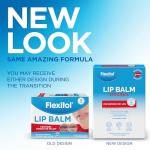 Flexitol Lip Balm, 0.35 Ounce Tube, Cream White, 3 Count (Pack of 1)