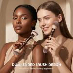 MAGEFY Makeup Brushes 22-in-12 Professional Makeup Brush Set Double-End Make Up Brushes for Powder Concealers Eye Shadows Blush with Gift Box