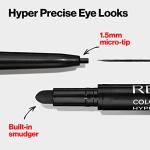 Revlon Gel Eyeliner, ColorStay Micro Hyper Precision Eye Makeup with Built-in Smudger, Waterproof, Longwearing with Micro Precision Tip, 215 Brown, 0.002 oz