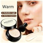 Foundation for Older Women | Warm - Perfectfor Light/Medium Complexions | Mushroom Head Air Cushion CC Cream - BB Cream Foundation Makeup Moisturizing Concealer Long-Lasting Full Coverage