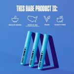 Babe Original 4 Real Mascara Black for Volume, Length, and Lift in Eyelashes, Defined & Flutterly Look, Vegan & Cruelty-Free