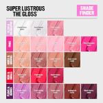 Revlon Super Lustrous Lip Gloss, Non-Sticky, Hydrating, High Shine Finish, 306 Taupe Luster, 0.13 oz