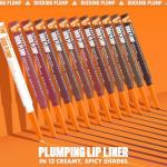 NYX PROFESSIONAL MAKEUP Duck Plump Plumping Lip Liner, Matte Pencil With Up To 10HR Wear, Beige Boost (Beige Brown Lip Liner)