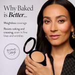 LAURA GELLER NEW YORK Baked Double Take Powder Foundation - Medium - Buildable Medium to Full Coverage - Matte Finish