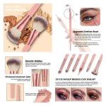 HGHDBT 70Pcs Pink Makeup Brushes Set Professional Makeup Kit Multi-functional Makeup Tool Set with Case Facial Makeup Accessories, Foundation Makeup Brush Kit Eye and Face Make up Brushes & Tools