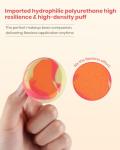 Unfovi 7Pcs Tri Color Makeup Sponge, Low Absorption Latex Free Soft Makeup Sponges For Foundation,Beauty Sponge Blender for Power&Cream,Liquid (Multicolor)