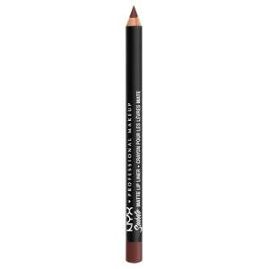 NYX PROFESSIONAL MAKEUP Suede Matte Lip Liner, Velvety-Smooth, Long-Lasting Formula For A Defined Lip Makeup Look - Cold Brew (Brown)
