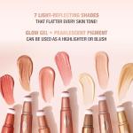 Charlotte Tilbury Beauty Light Wand Liquid Highlighter Makeup - Soft-Focus Highlighter & Blush for Cheeks - Pearlescent, Weightless Radiant Finish - Spotlight