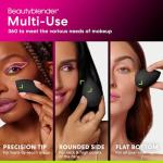 Beautyblender® | Besties Charcoal Blend & Cleanse 4-Piece Starter Set, Pro Black Makeup Sponge + Solid Charcoal Cleanser .558 oz + Silicone Scrub Mat + Travel Case, Made in USA, Vegan, Cruelty Free