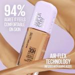 Maybelline Super Stay Lumi-Matte Foundation, Lightweight and Buildable Full Coverage Foundation Makeup For Up To 30HR Wear, 220, 1 Count