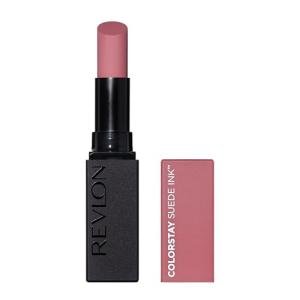 REVLON Lipstick, ColorStay Suede Ink, Built-in Primer, Infused with Vitamin E, Waterproof, Smudge-proof, Matte Color, 008 That Girl, 0.09 oz.