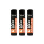 Duke Cannon Supply Co. Tactical Lip Protectant Cannon Balm 140° - (Blood Orange Mint Flavored) Superior Performance, SPF 30, Lip Balm for Hard Working Men, 0.56oz (3 Pack)