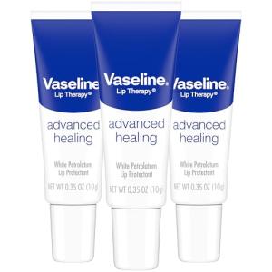 Vaseline Lip Therapy Advanced Petroleum Jelly - 3 Pack