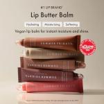 Summer Fridays Tinted Lip Butter Balm - Conditioning Vegan Lip Balm for Instant Moisture, Shine & Hydration - Sheer-Tinted, Soothing Skincare - Pink Sugar (.5 Oz)