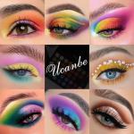 Vibrant Eyeshadow Palette - Matte & Shimmer Shades