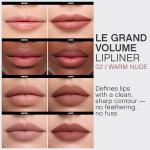 Vivienne Sabó Gel Lipliner Le Grand Volume – Long-Lasting Smudge-Proof Lip Liner & All-Over Lip Color, Creamy Precision Formula, Hydrating & Comfortable Wear, 02 Warm Nude