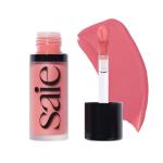 Saie Dew Blush - Lightweight Liquid Blush with a Blendable + Buildable Cream Finish - Dewy Cheek Tint with Doe Foot Wand Makeup Applicator - Sweetie (.40 oz)