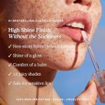 Tower 28 ShineOn Lip Jelly, CHILL, Non-Sticky, Hydrating Vegan Lip Gloss in Clear, Moisturizing Apricot and Raspberry Seed Oil, Clean, Cruelty Free