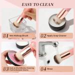 DUcare Pink Foundation Brush for Liquid Makeup