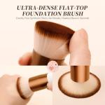 DUcare Flat Top Kabuki Foundation Brush - Roségold