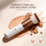 DUcare Flat Top Kabuki Foundation Brush - Roségold