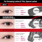 CLIO Kill Lash Superproof Mascara, Waterproof Mascara Black, Lengthening & Lifting for Defined Eyelash, Long-Lasting, Clump & Smudge-Free, for Sensitive Eyes, Korean Makeup Beauty (001 Long Curling)