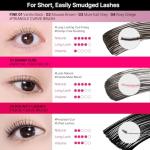 CLIO Kill Lash Superproof Mascara, Waterproof Mascara Black, Lengthening & Lifting for Defined Eyelash, Long-Lasting, Clump & Smudge-Free, for Sensitive Eyes, Korean Makeup Beauty (001 Long Curling)